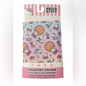 Sanrio Hello Kitty-Vehicles Gradient Pattern Passport Holder Cute Travel Wallet